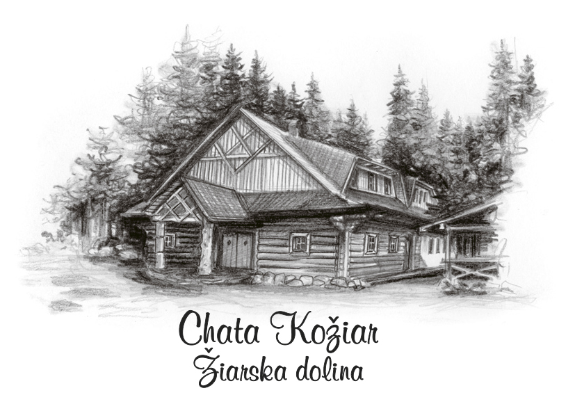 SK-254 / Západné Tatry, Chata Kožiar Žiarska dolina, ČB