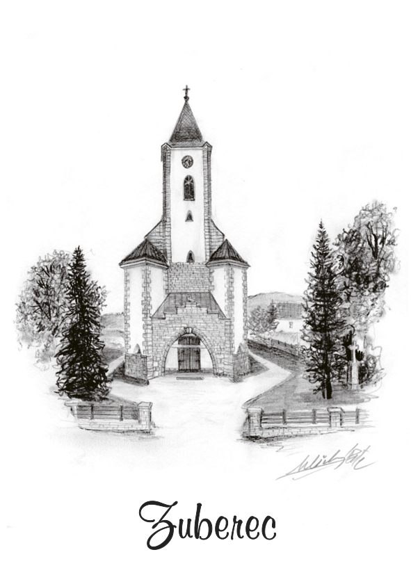 SK-312 / Zuberec, Kostol svätého Vendelína, ČB