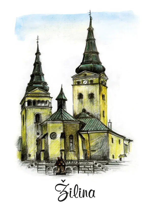 SK-420 / Žilina, Katedrála Najsvätejšej Trojice, F