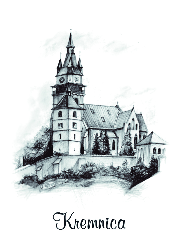 SK-435 / Kremnica, Kostol svätej Kataríny Alexandrijskej, ČB