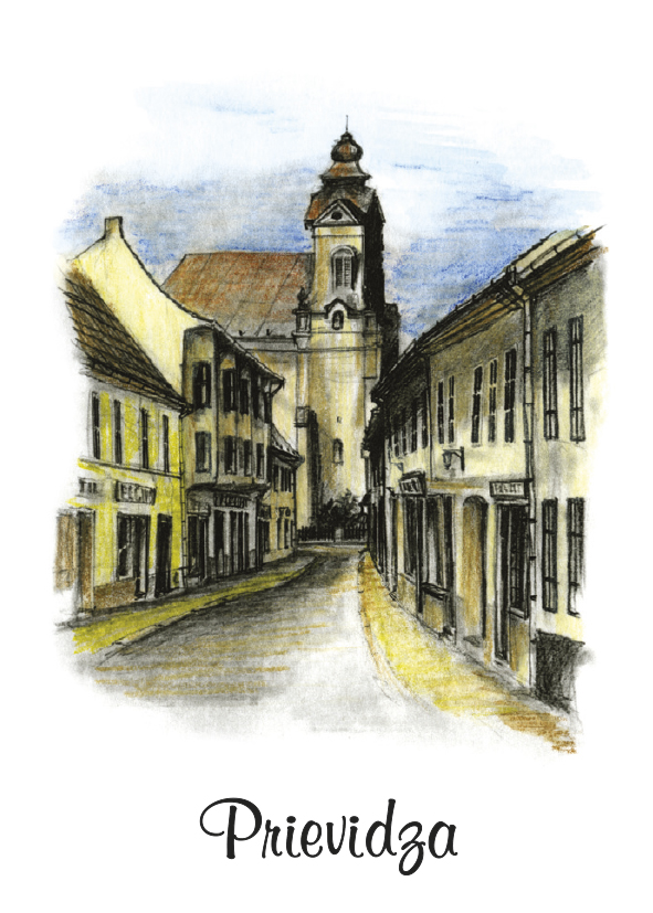 SK-444 / Prievidza, ulička, F