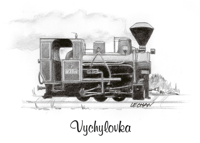 [SK-482] SK-482 / Vychylovka, Kysucko-oravská lesná železnica, ČB