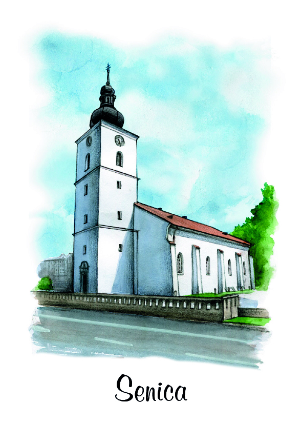 SK-486 / Senica, Kostol Navštívenia Panny Márie, F