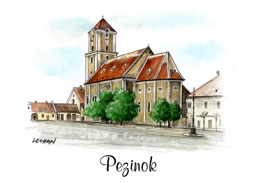 [SK-488] SK-488 / Pezinok, Kostol Premenenia Pána, F