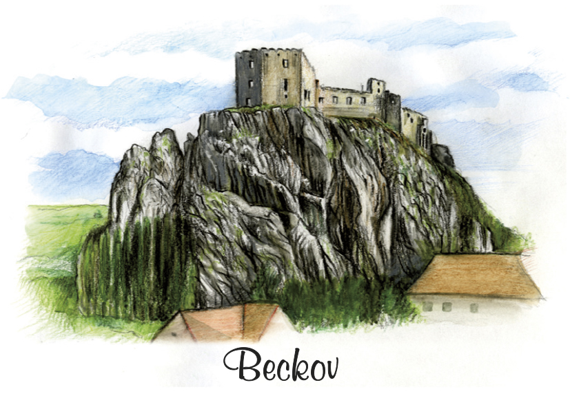 [SK-491] SK-491 / Beckov, Hrad Beckov, F