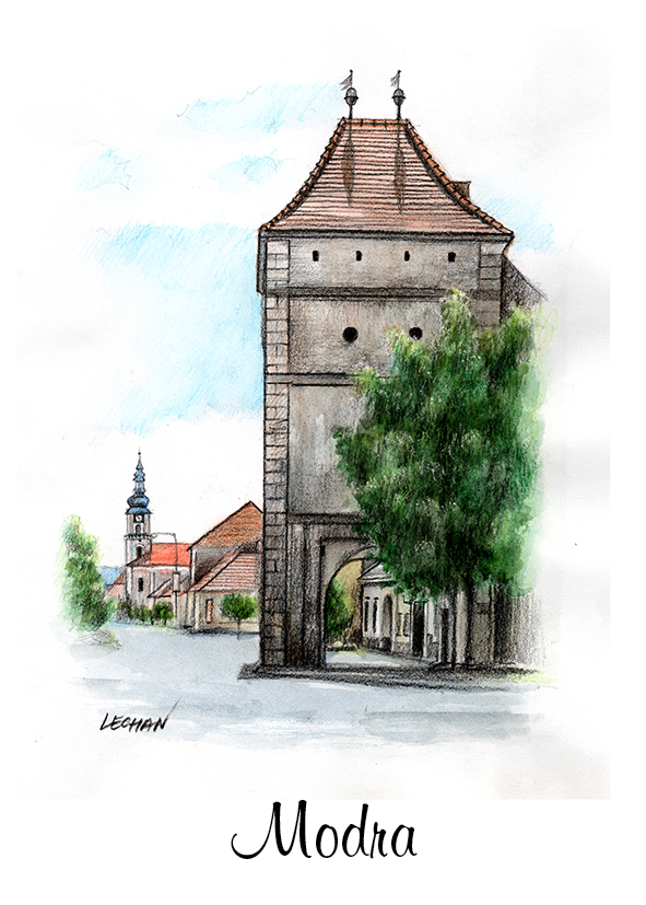 [SK-496] SK-496 / Modra, Mestská brána, F