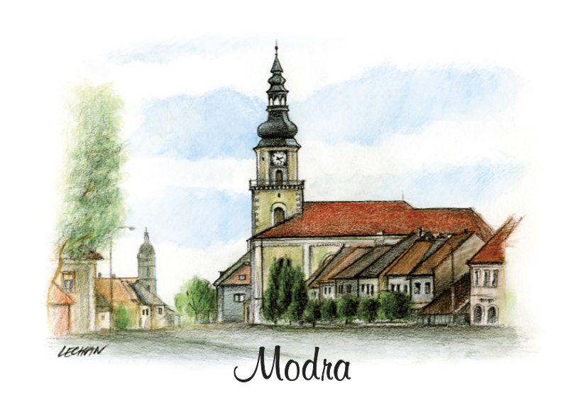 [SK-497] SK-497 / Modra, Námestie, F