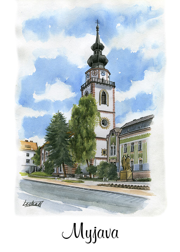 [SK-498] SK-498 / Myjava, Evanjelický kostol, F