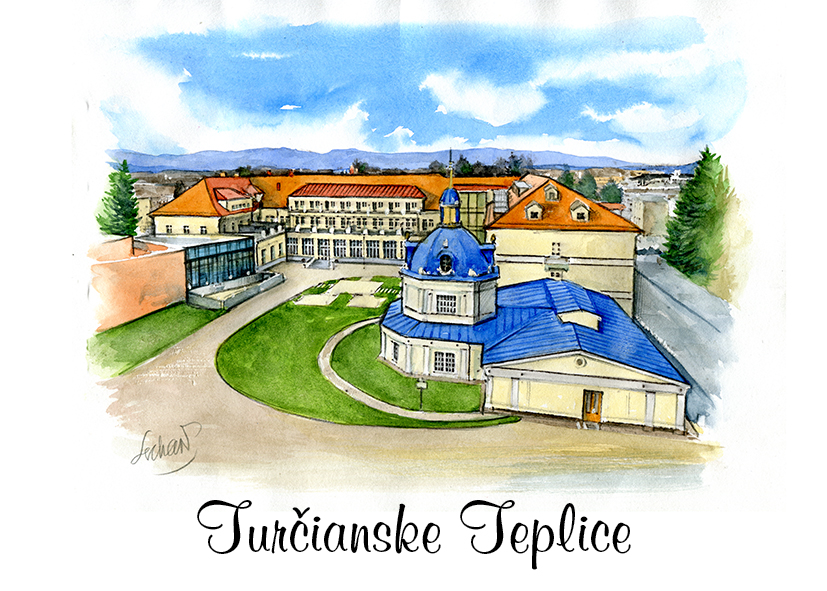 [SK-527] SK-527 / Turčianske Teplice, Royal Palace denný, F