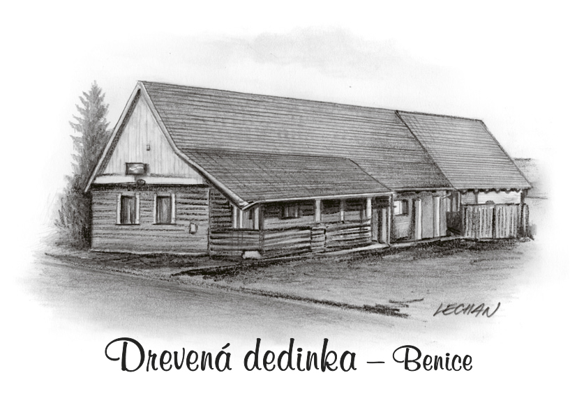 [SK-546] SK-546 / Benice, Drevená dedinka, ČB