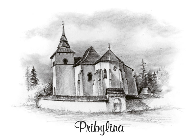 [SK-552] SK-552 / Pribylina, Kostol Narodenia Panny Márie, ČB