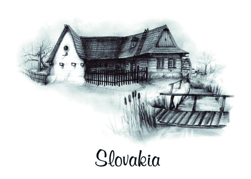 [SK-572] SK-572 / Slovakia, Chalupa 8, ČB