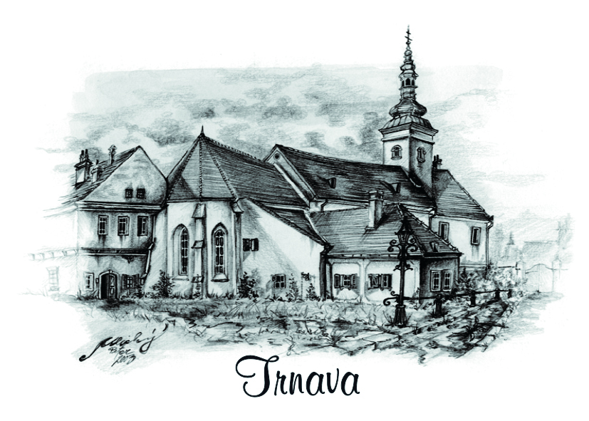 [SK-580] SK-580 / Trnava, Kostol svätého Jakuba, ČB