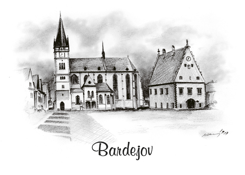 [SK-077] SK-077 / Bardejov, Bazilika svätého Egídia, ČB