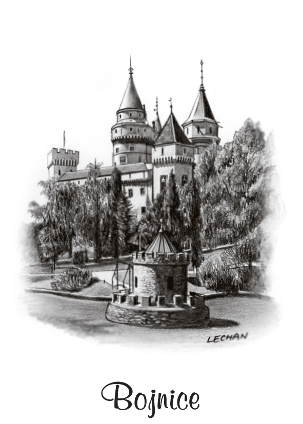[SK-090] SK-090 / Bojnický zámok, Kaplnka, ČB