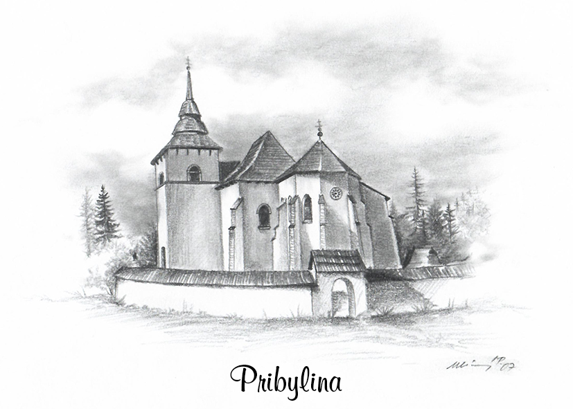 SK-191 / Pribylina, Kostol Narodenia Panny Márie, ČB