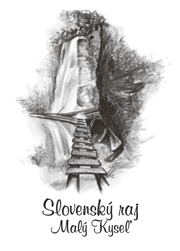 SK-200 / Slovenský raj, Malá Kyseľ lávka, ČB